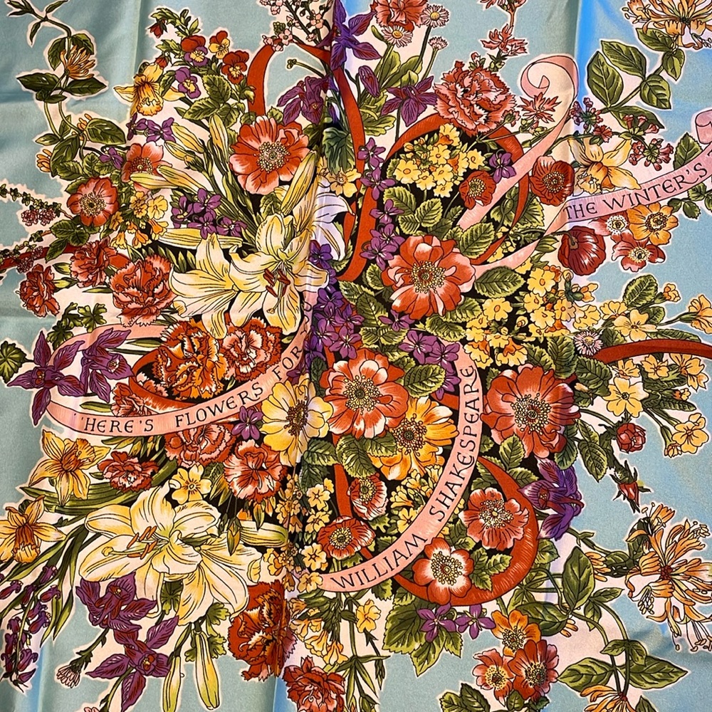 William Shakespeare,  The Winter’s Tale scarf